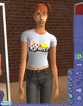 Sims 2 — By Request 23...... Foo Fighters - 10 by Dr. Macabre — deadkennedy22 ask for a Foo Fighters shirt with the