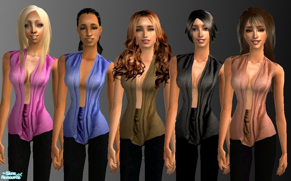 Sims 2 — Drape Top & Pants Set by nikisatez05 — 