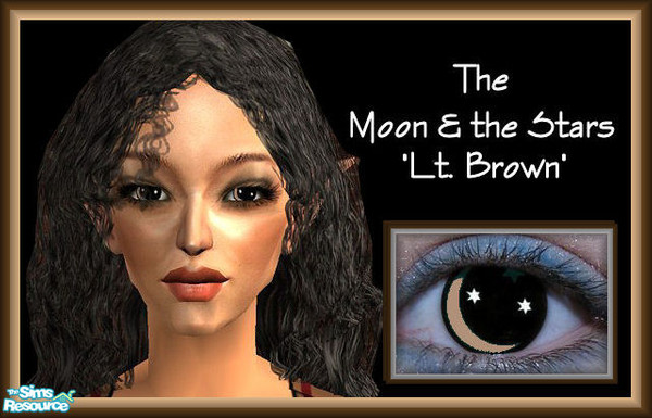 Sims 2 — The Moon & the Stars Eye Selection - 4 by galilea — A touch of light brown to light up your Simmies' eyes.