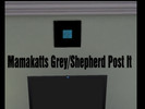 Sims 4 — Mamakatt's GreyShepherd Post It by wytewynter — The post it with the vows of Meredith and Derek