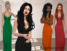 Sims 4 — Katy Dress - Mesh needed by KariAngelova — This is a recolor of Katy Perry's Golden Globes Dress by Cruzo. You