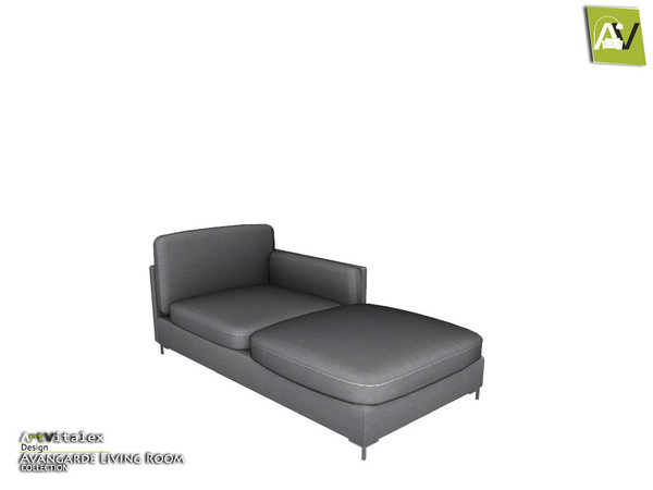 Sims 4 — Avangarde Corner Sofa Module Right    by ArtVitalex — - Avangarde Corner Sofa Module Right - ArtVitalex@TSR, Dec