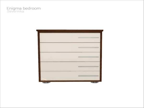 Sims 4 — [Enigma bedroom] - dresser by Severinka_ — Dresser From the set 'Enigma bedroom' Build / Buy category: Storage /