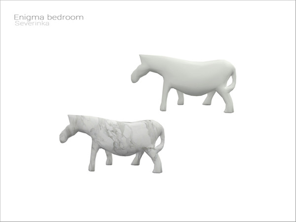 Sims 4 — [Enigma bedroom] - Antelope statue by Severinka_ — Antelope table statue From the set 'Enigma bedroom' Build /
