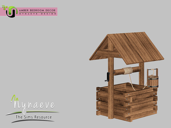 Sims 3 — Amber Miniature Well by NynaeveDesign — Amber Bedroom - Miniature Well Located in: Decor - Miscellaneous Decor