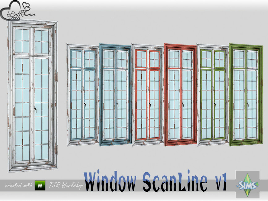The Sims Resource - WindowSet ScanLine Full 1x1 v1 R