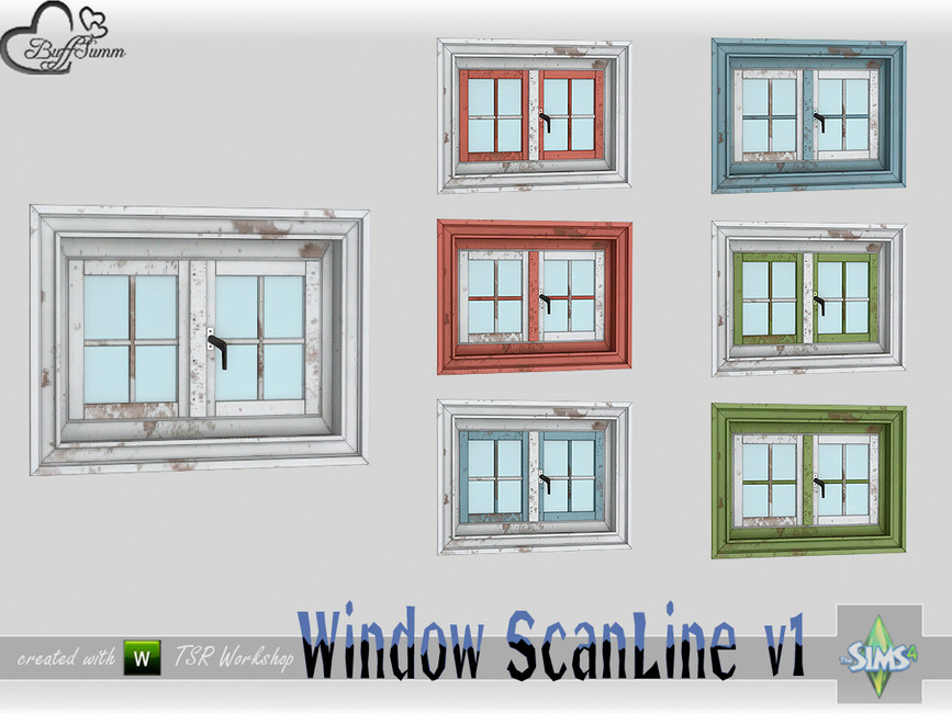The Sims Resource - WindowSet ScanLine Privacy 1x1 v1 R