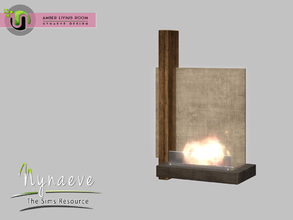 Sims 3 — Amber Fireplace by NynaeveDesign — Amber Living Room - Fireplace Located in: Build - Fireplaces Price: 539