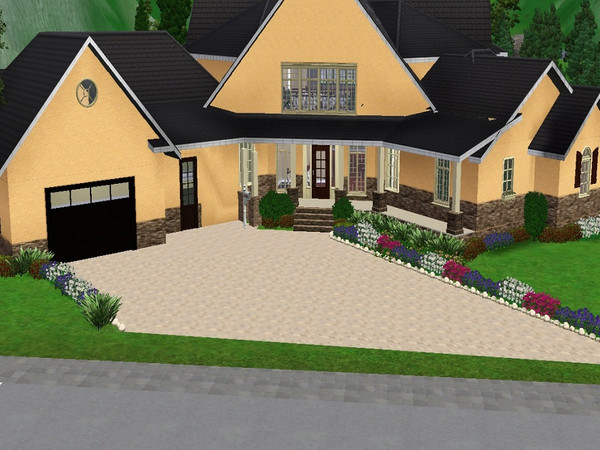 Sims 3 — River Overlook by jparham2 — This home looks small and cozy, but has a huge layout. This house features 4 or 5