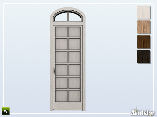Sims 4 — Sandford Door Privat no stones Single 2x1 by Mutske — This door is part of the Sandford Constructionset. Made by