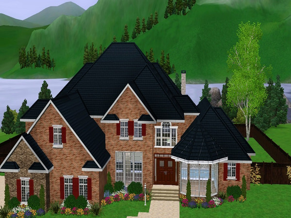 Sims 3 — Wynhurst Crossing by jparham2 — 5 bedroom home with formal living room and dining room or optional office, bonus