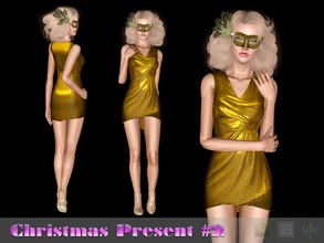 Sims 3 — Dress Zest #3 by Shushilda2 — Simple coquettish dress for a cocktail party - new mesh - recolorable The rest you