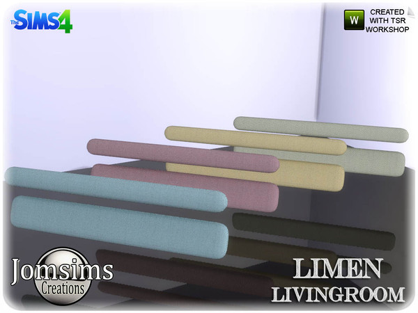 Sims 4 — Limen livingroom part 2 sofa by jomsims — Limen livingroom part 2 sofa