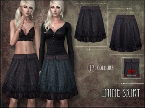 Sims 4 — Imine Skirt by RemusSirion — Imine Skirt for female sims (Sims4) HQ mod compatible, preview pictures were taken