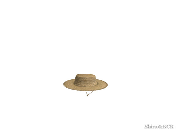 Sims 4 — Bedroom Caribbean - Hat by ShinoKCR — Get the feeling. Furniture Set inspired by Caribbean Resorts in Clutter