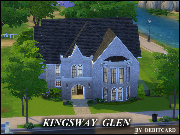Sims 4 — Kingsway Glen by debitcard — An old world English cottage style home. Features a very spacious plan with great