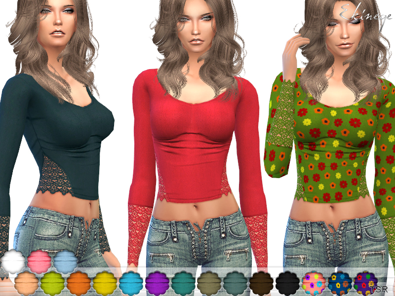 Sims 4 Female Crop Top