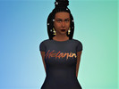Sims 4 — Melanin Top Female Shirt by fxreverdxstiny — Cute melanin top for everyday wear 