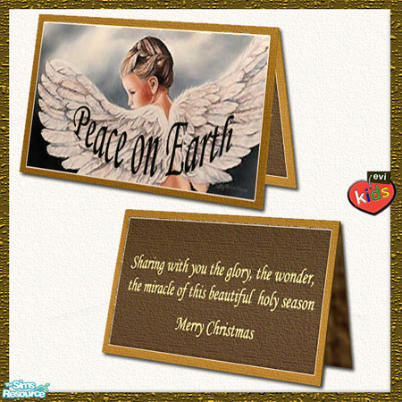 Sims 2 — Evi s Best Wishes - Angel Card by evi — My best wishes to you with love!