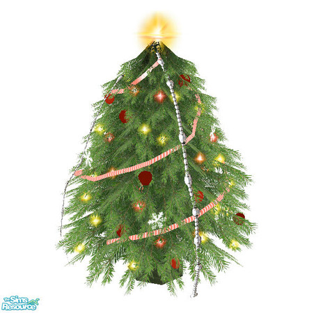 Sims 2 — Christmas Deco Set - Red Christmas Tree Light Recolor by sim_man123 — Red Light/Ornament recolor for my