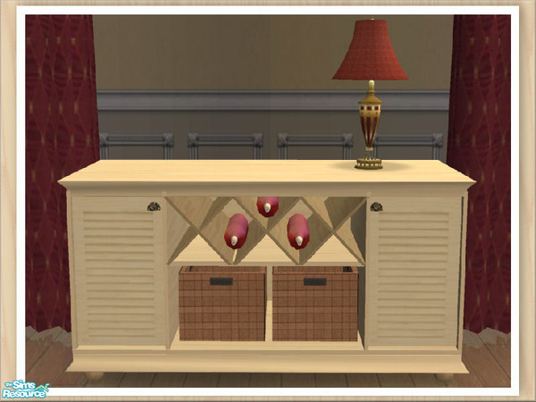 Sims 2 — Cozy Cottage Living Sideboard by jlk2400 — Part of my Cozy Cottage Living set.