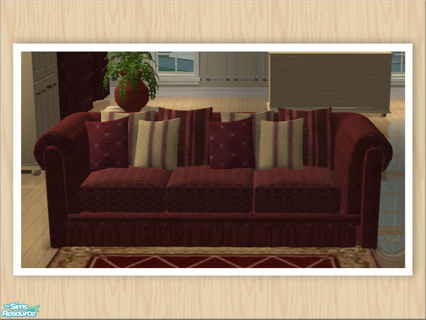 Sims 2 — Cozy Cottage Living Sofa by jlk2400 — Part of my Cozy Cottage Living set.