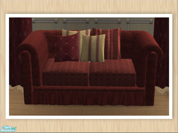 Sims 2 — Cozy Cottage Living Loveseat by jlk2400 — Part of my Cozy Cottage Living set.