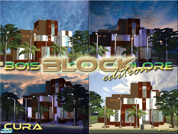 Sims 2 —  by Alyosha — The final lot in my COLORE series, this is CURA! Unfurnished but fully lit, with creative
