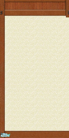 Sims 2 — Mission Panel Cream Wallpaper by karlik-nos — This wall treatment is based on the Maxis panel from OFB, which