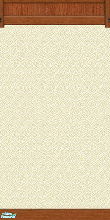 Sims 2 — Mission Panel Cream Wallpaper by karlik-nos — This wall treatment is based on the Maxis panel from OFB, which