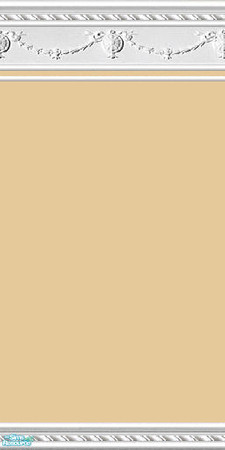 Sims 2 — jsf2RopeSwagBlond by jsf — A soft yellow color with a classical urn and swag motif moulding with rope detailing.