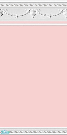 Sims 2 — jsf2RopeSwagPink by jsf — A soft pink paint color in a classical urn and swag motif moulding with rope