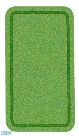 Sims 2 — Green Bath Mat by RhondaBlonda — You will need the mesh from SimPlan-X. It's free!