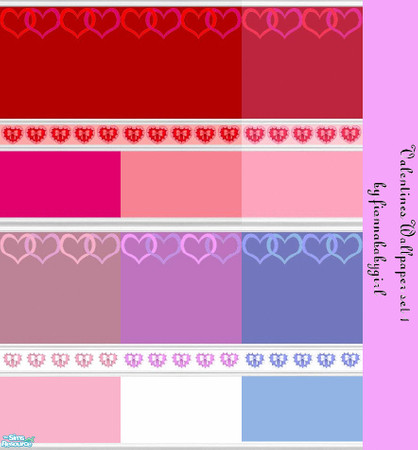 Sims 2 — Valentines wallpaper set by fionnababygirl — show the significant sim in your life how much you care by