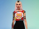 Sims 4 — Pokemon Go Team Valor by aclostre312 — Pokemon Go Team Valor Top One of three shirts, choose your teams color