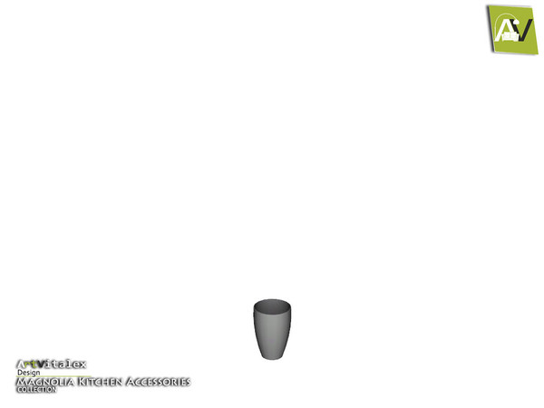 Sims 3 — Magnolia Coffee Mugs by ArtVitalex — - Magnolia Coffee Mugs - ArtVitalex@TSR, Jul 2016