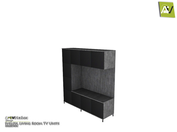 Sims 3 — Svelsta TV Unit Type C by ArtVitalex — - Svelsta TV Unit Type C - ArtVitalex@TSR, Oct 2016