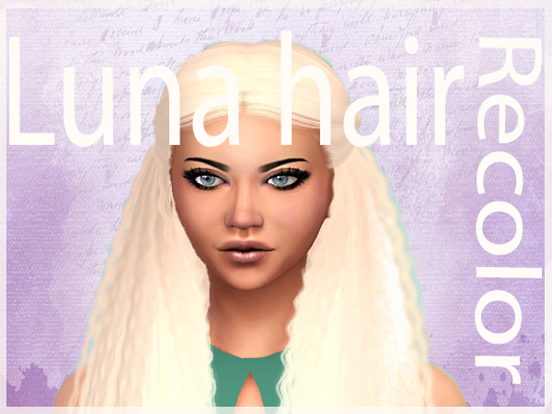 Sims 4 CDG Luna hair Recolor (mesh needed) by crazydirpgirl