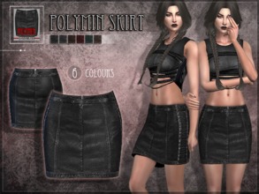 Sims 4 — Polymin skirt by RemusSirion — Polymin Skirt for female sims (Sims4) HQ mod compatible, preview pictures were