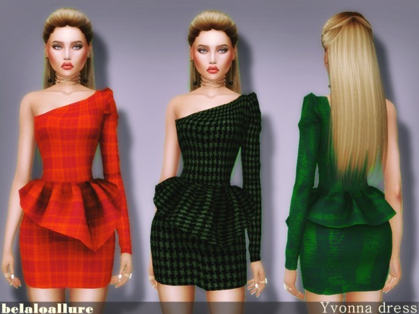 The Sims Resource - belaloallure_Yvonna dress