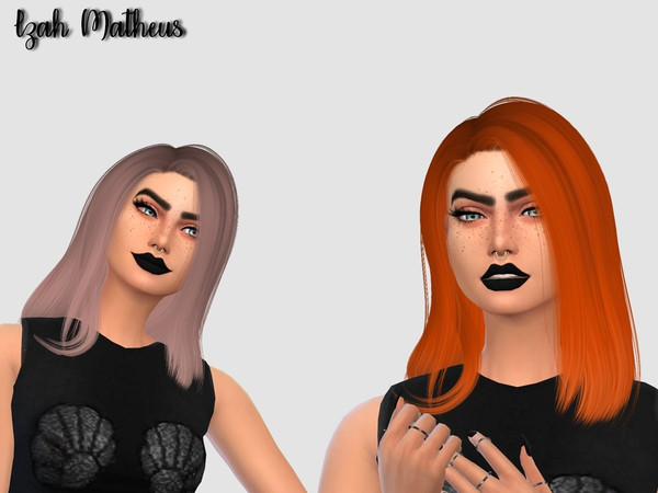 Sims 4 — Anto - Skyline Hair Recolor - Mesh needed by Izah_Matheus — My first hair recolor from Anto. Hope you guys enjoy