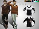 Sims 4 — Z Hoodie 1 by Zace1 — Z Hoodie V1 have 8 Model, please don't recolor