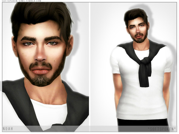 Sims 4 — Noah by Softspoken2 — Hi everyone! I don't usually upload male sims as much since I'm never satisfied w/ how