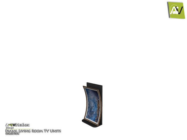Sims 4 — Diana Curved Frame with Stand    by ArtVitalex — - Diana Curved Frame with Stand - ArtVitalex@TSR, Feb 2018