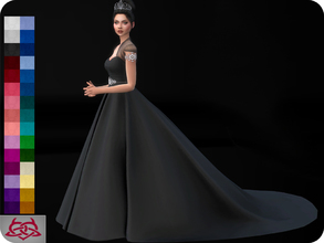 Sims 4 — Wedding Dress 11 RECOLOR 2 (Needs mesh) by Colores_Urbanos — 30 Options Need mesh, look at recommended. or