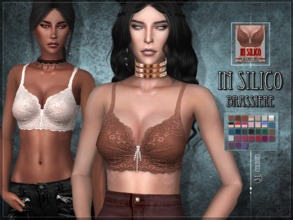 Sims 4 — In silico Brassiere by RemusSirion — In Silico Brassiere for female sims (Sims4) HQ mod compatible, preview