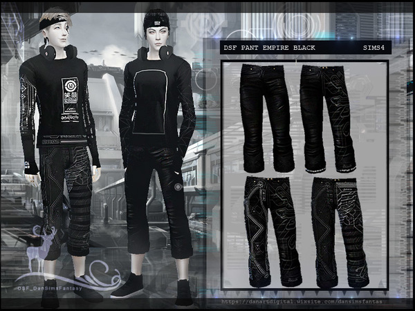 The Sims Resource Dsf Pant Empire Black Outdoor Retreat Needed