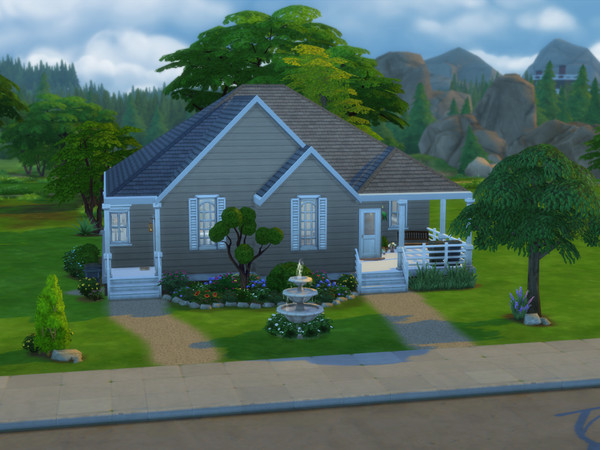 Sims 4 — Naevys - No CC by Illysian — A multifamily residential, a sort of semi-detached house. One is a family home with