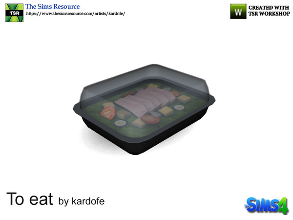 Sims 4 — kardofe_To eat 1_Salad Lunches by kardofe — Packaged take-away salad, decorative 