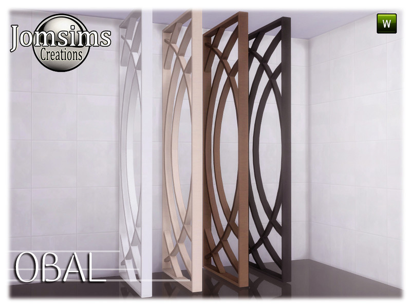 jomsims' obal bathroom separator